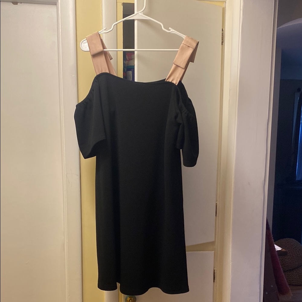 Elegant Black Off-Shoulder Dress